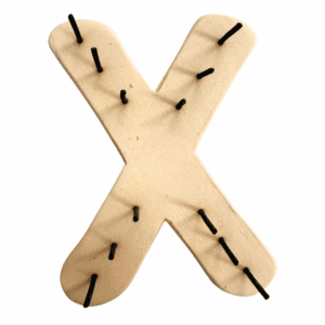 AC-39 Soporte Artesanal "X"